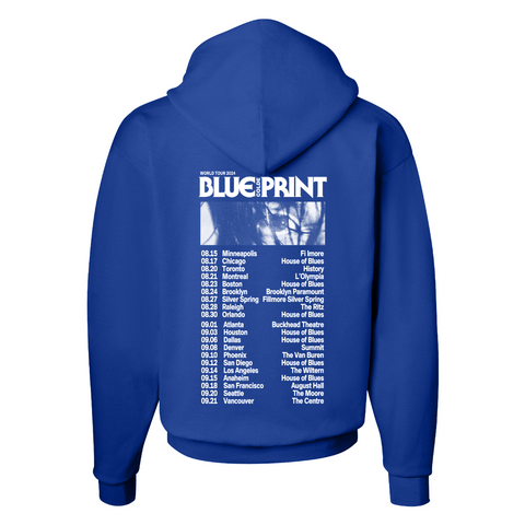 COLDE 'Blue Print' NA Tour Blue Hoodie