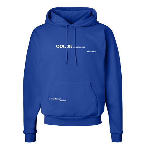 Colde 'BLUEPRINT' NA Tour Blue Hoodie