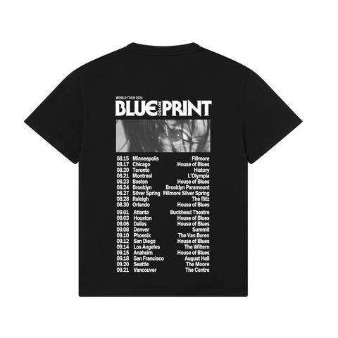 Colde 'BLUEPRINT' NA Tour Black T-shirt