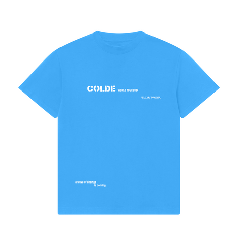 COLDE 'Blue Print' NA Tour Sky Blue T-shirt