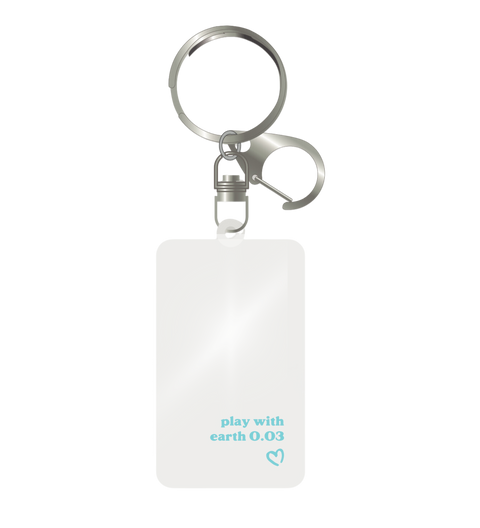 Wave to Earth 0.03 NA Tour Blue Heart Keychain