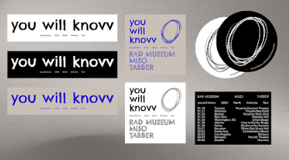 you.will.knovv NA Tour Sticker Pack