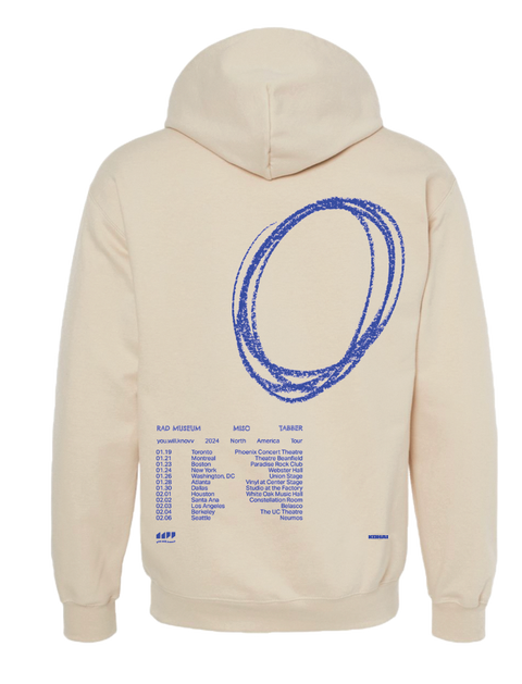 you.will.knovv NA Tour Beige Hoodie