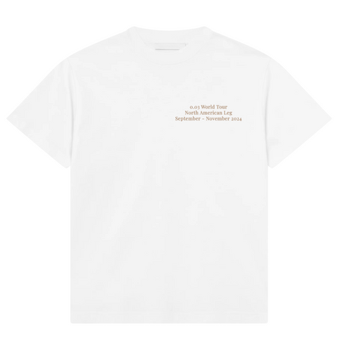 Wave to Earth 0.03 NA Tour Cream T-Shirt