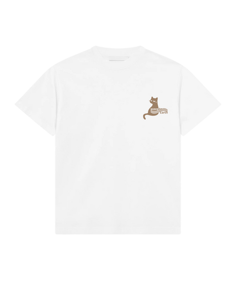 Wave to Earth 0.03 NA Tour Off-White Cat T-Shirt