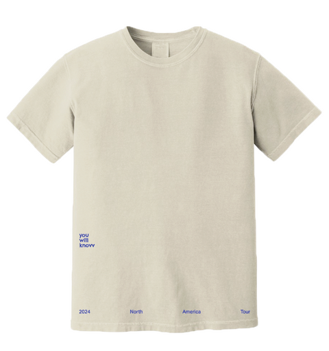 you.will.knovv NA Tour Beige T-Shirt